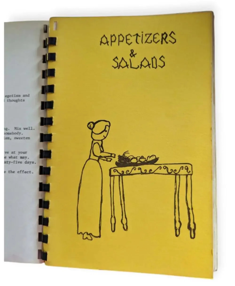 Vintage Family Favorites Cookbook Walnut Grove School Comb Binding